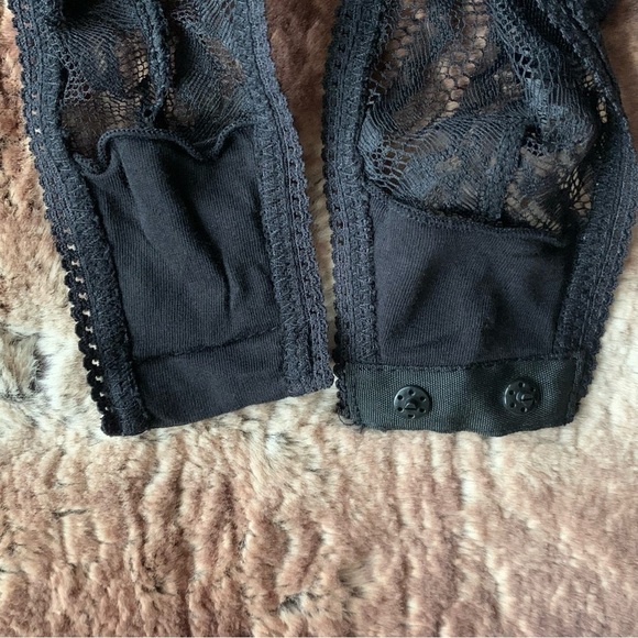 Free People Intimately Midnight Hour Black Lace Bodysuit - Picture 5 of 8